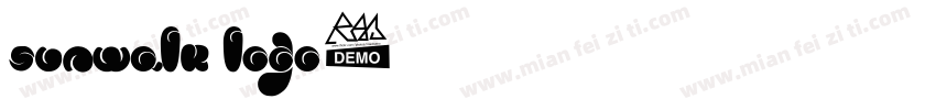 Sunwalk Logo字体转换